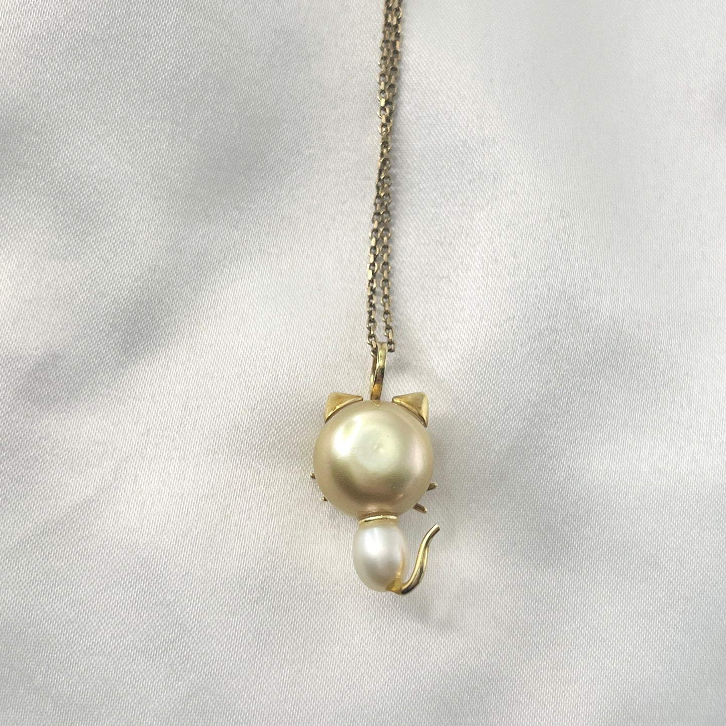 South Sea Pearl Cat Necklace NL152