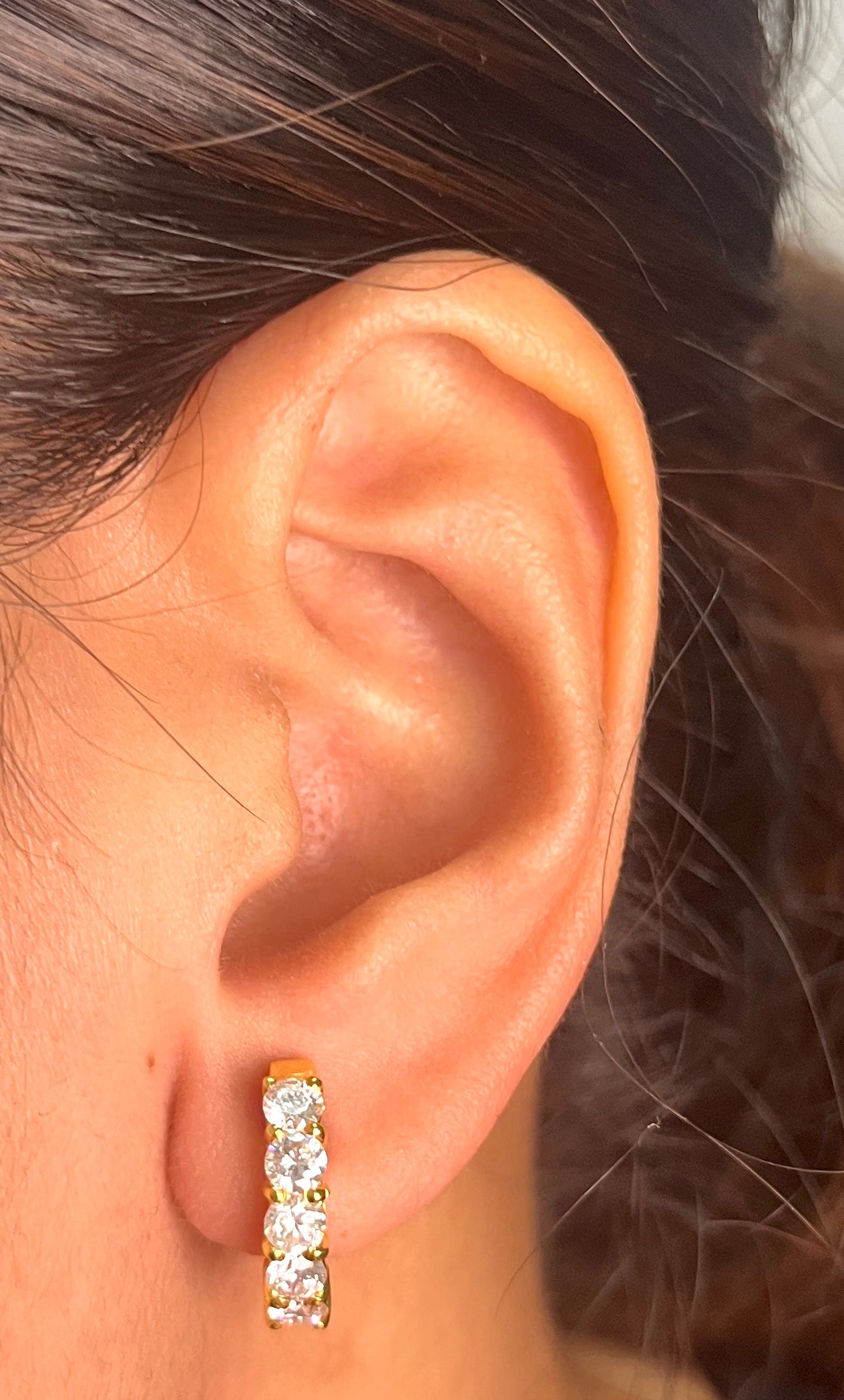 Lab Grown Diamond Creole Earrings ER175