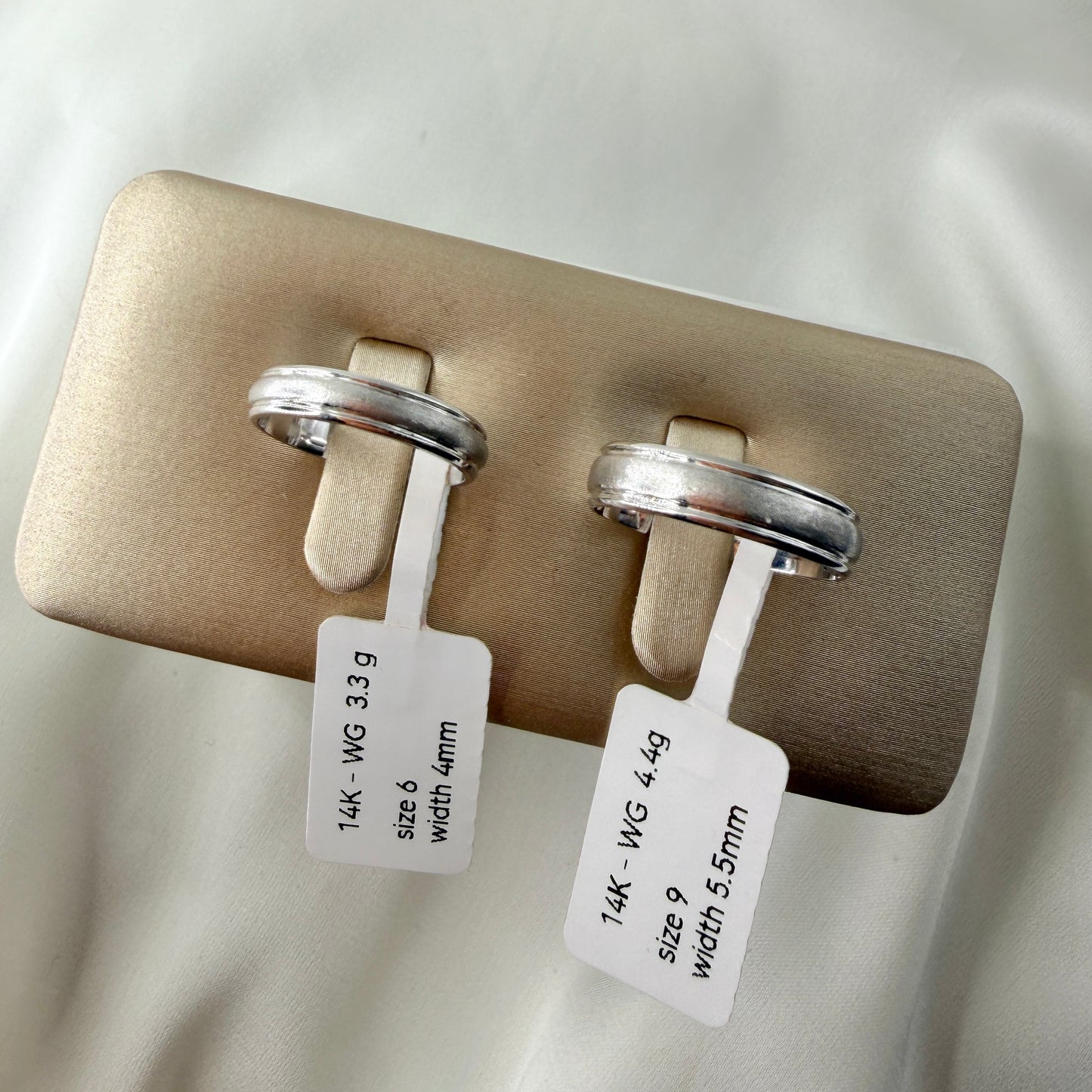 Matte Wedding Bands WD005