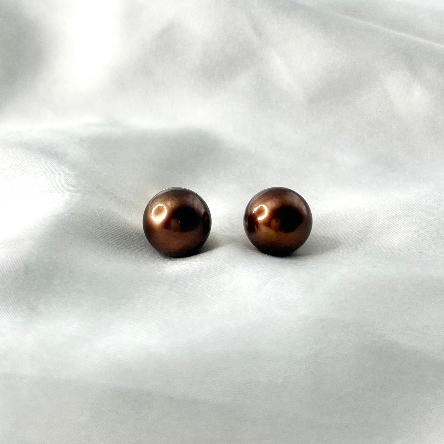 Bronze Brown South Sea Pearls 11MM ER149