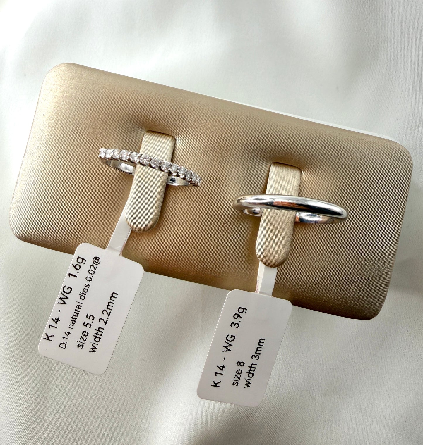 Half Eternity & Band Ring WD001