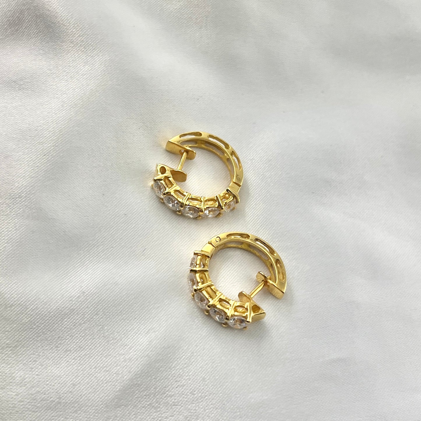 Lab Grown Diamond Creole Earrings ER175
