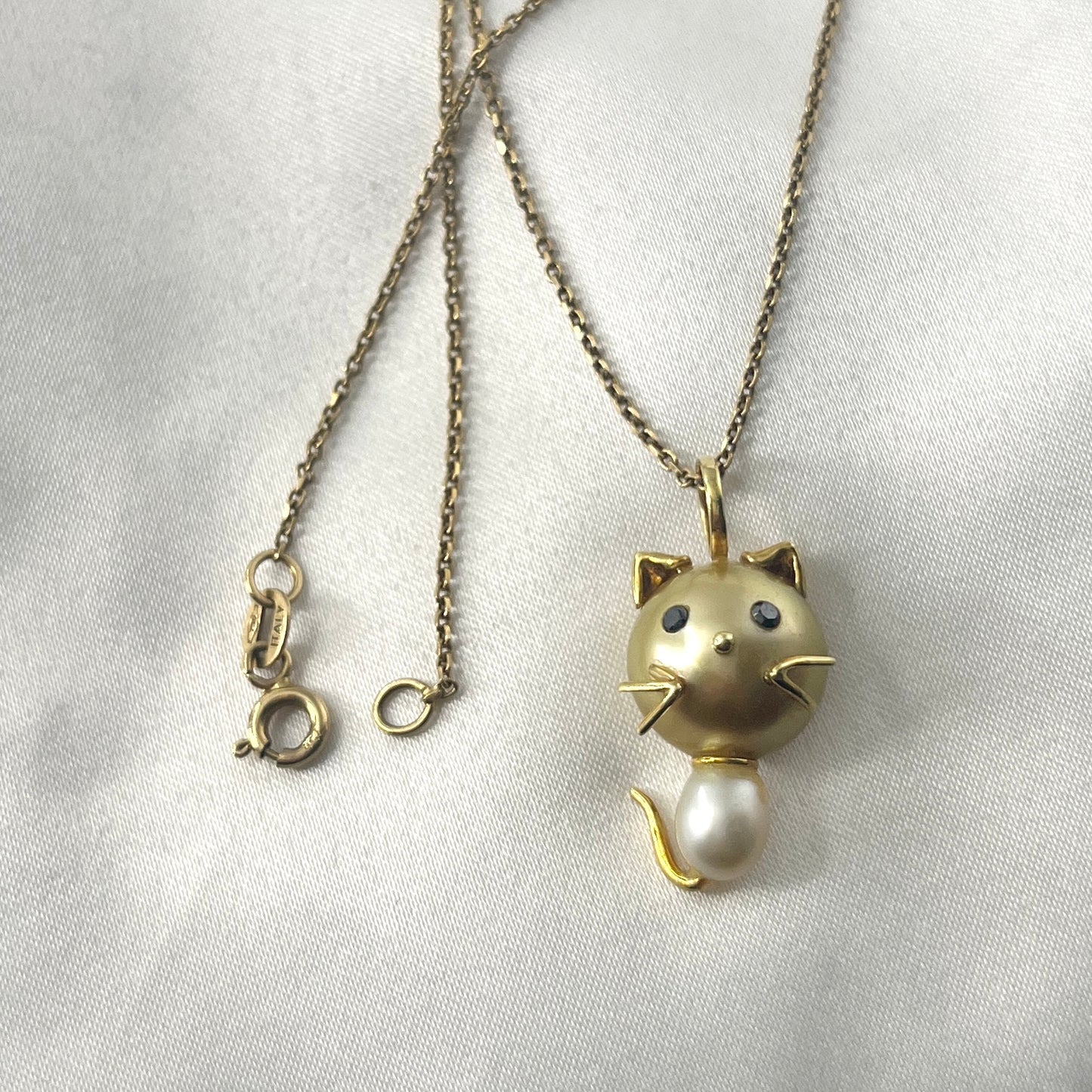 South Sea Pearl Cat Necklace NL152