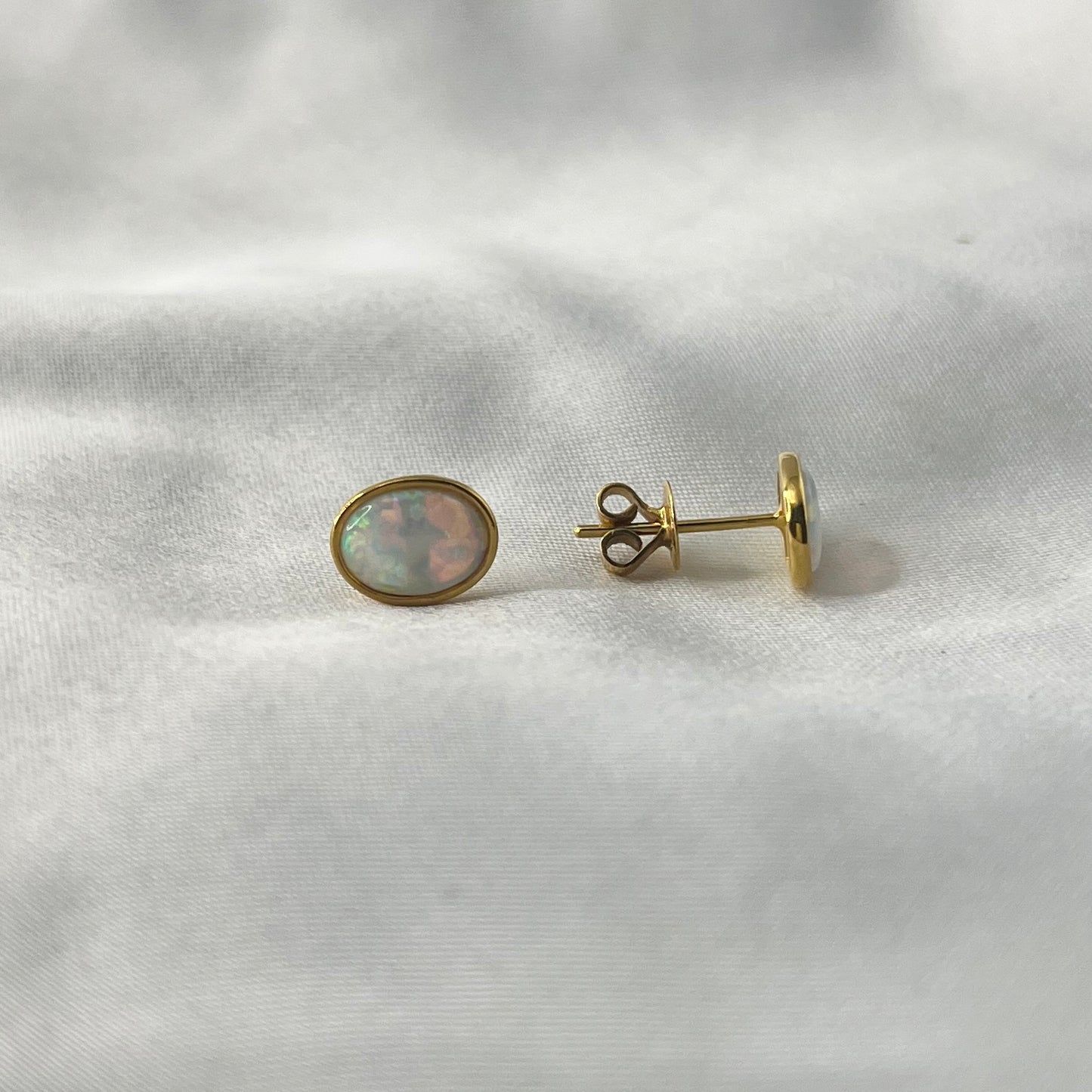 Opal Birthstone Earrings BS001