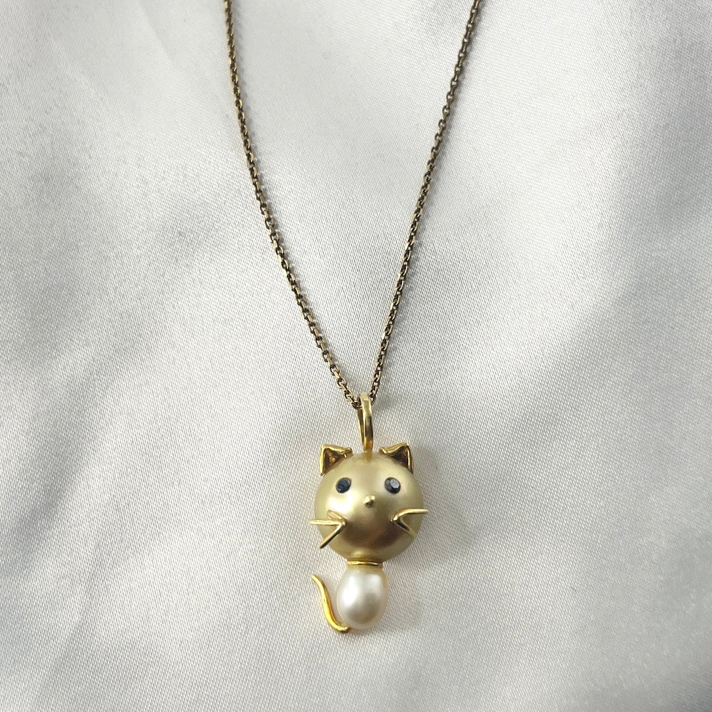 South Sea Pearl Cat Necklace NL152