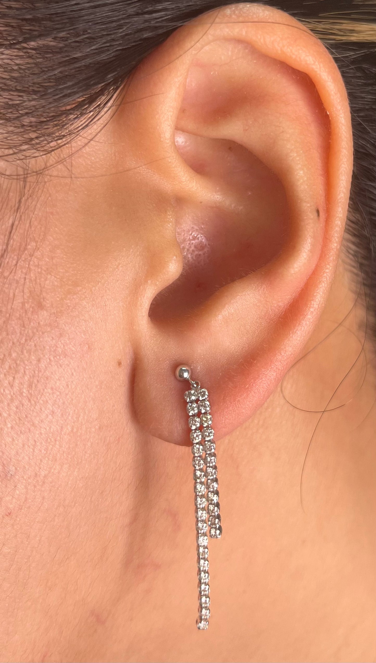 Tennis Drop Earrings ER079