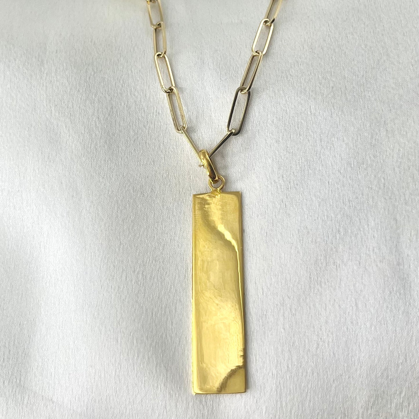 Bar Paperclip Necklace NL139