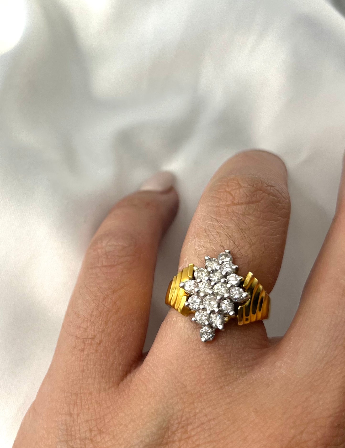 Cluster Diamond Ring RG074