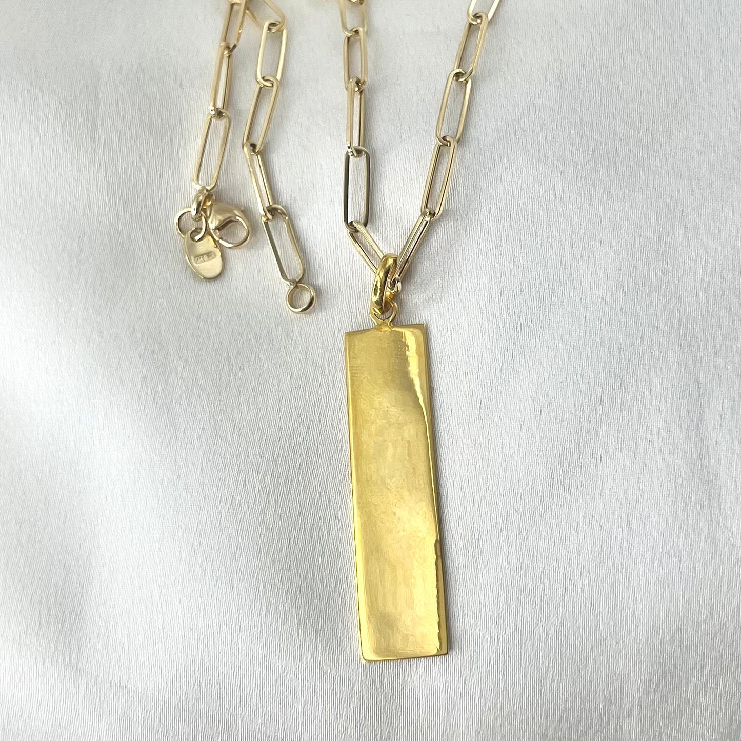Bar Paperclip Necklace NL139
