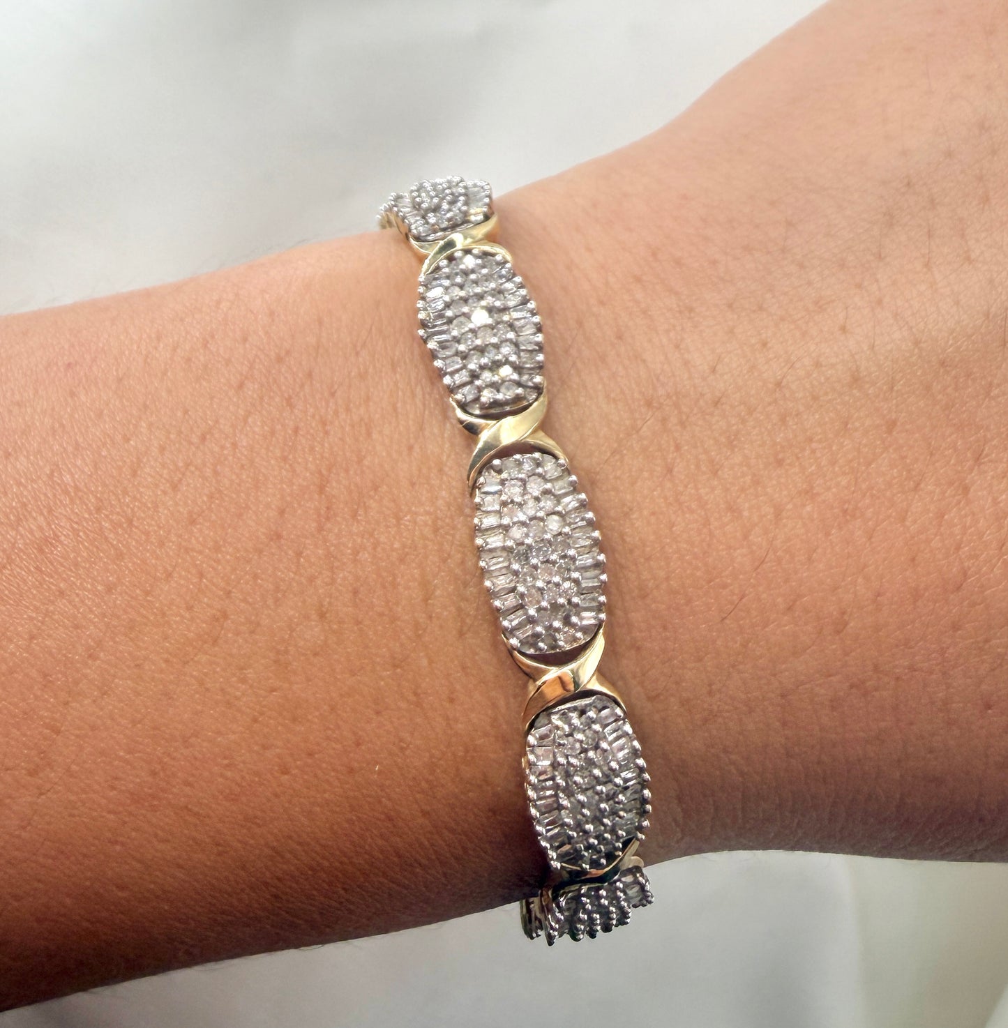 Link Diamond Bracelet BR120