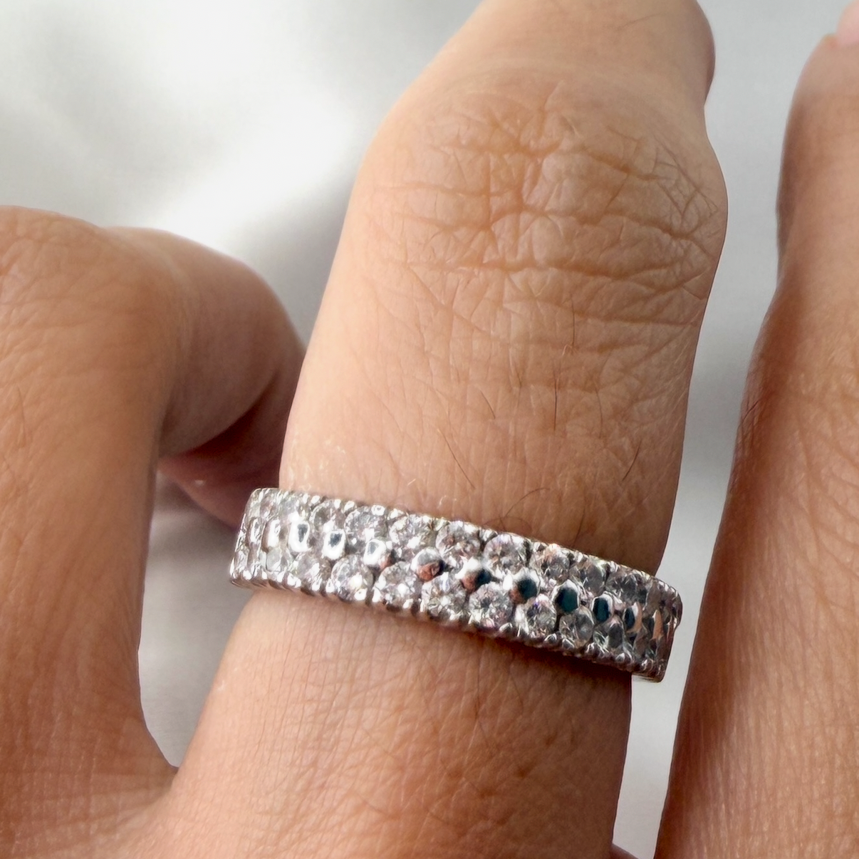 Double Half Eternity Ring RG030