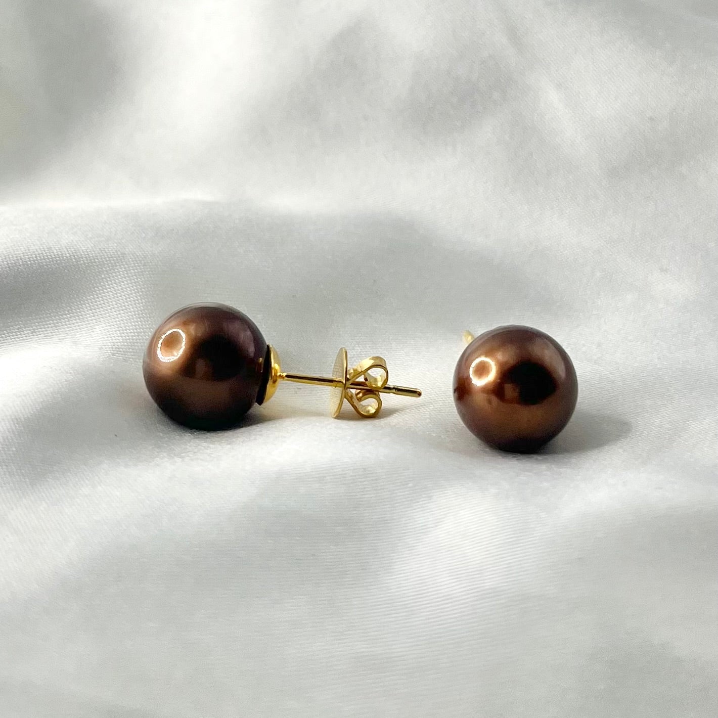 Bronze Brown South Sea Pearls 11MM ER149
