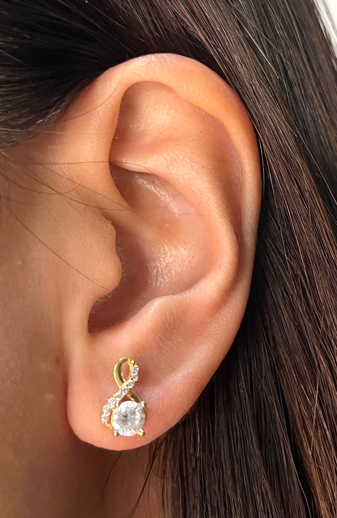 Infinity Zirconia Earrings ER177