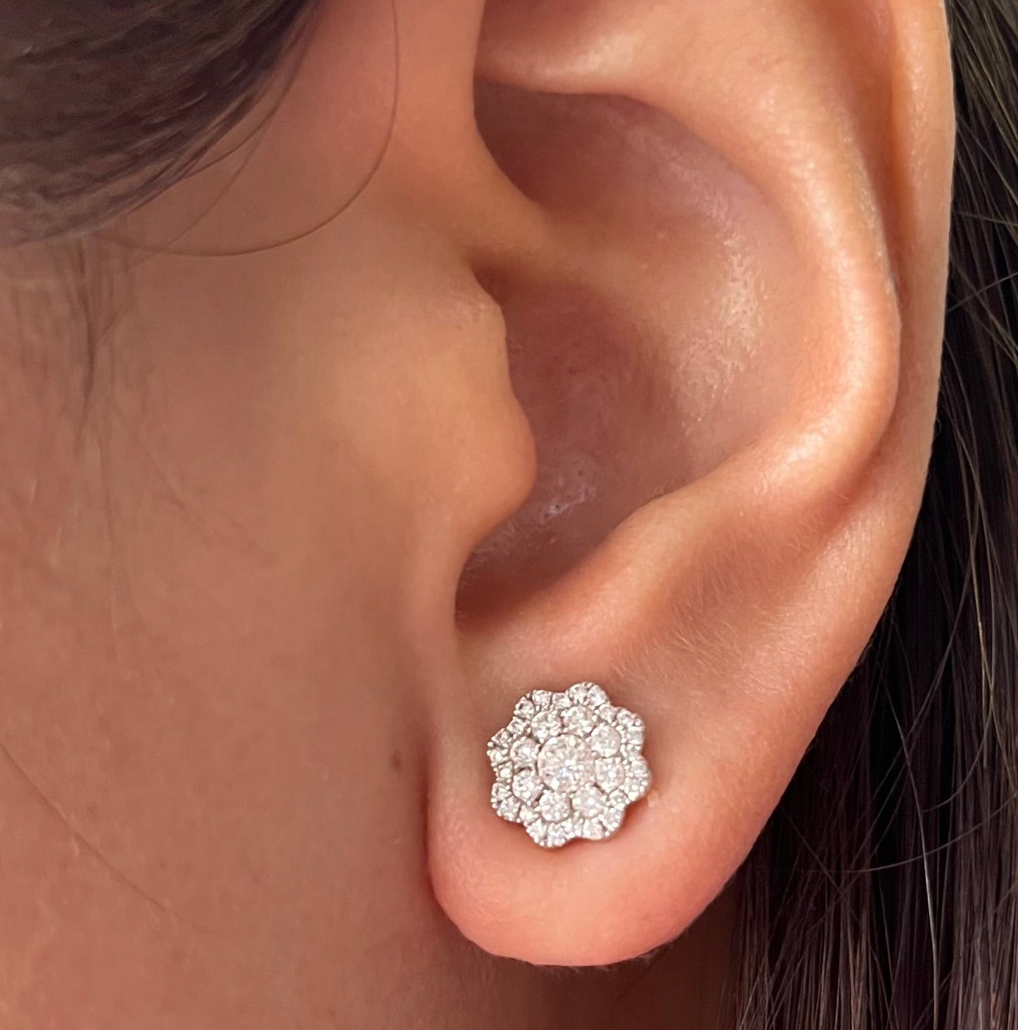 Flower Illusion Earrings HK ER146