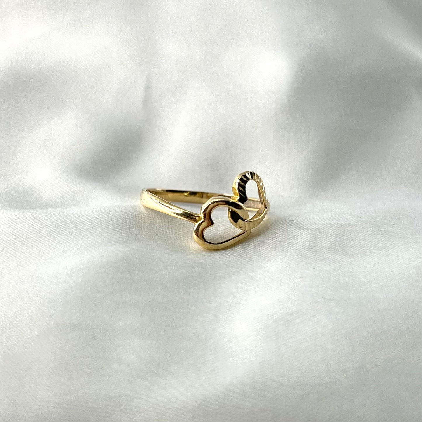 Double Heart Ring RG076