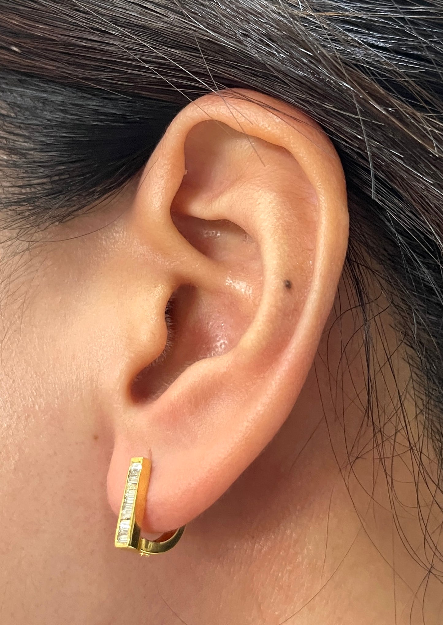 Bar Baguette Diamond Creole DE012