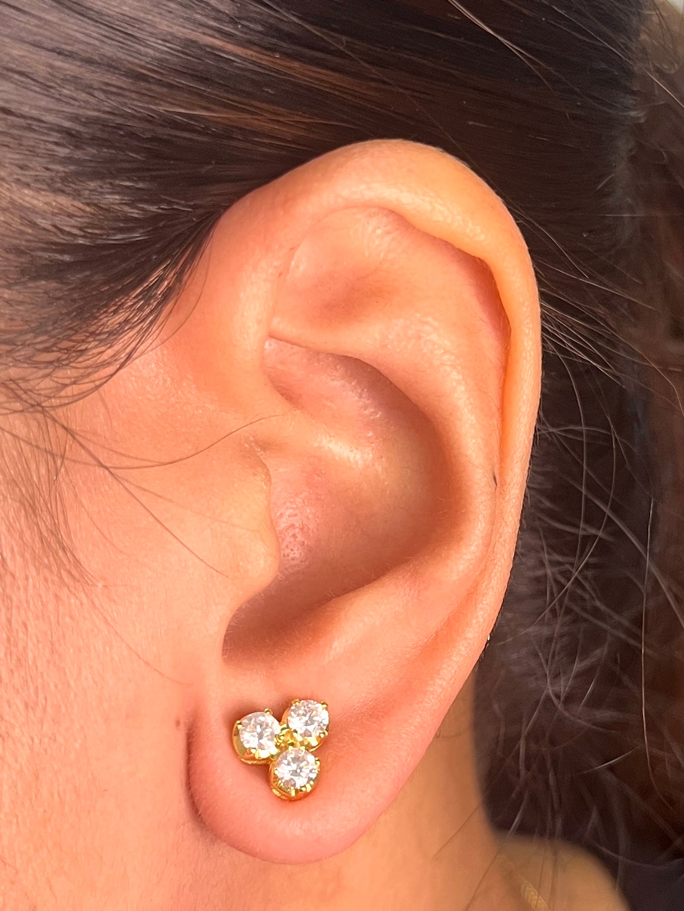 Trinity Lab Grown Diamond Earrings ER176