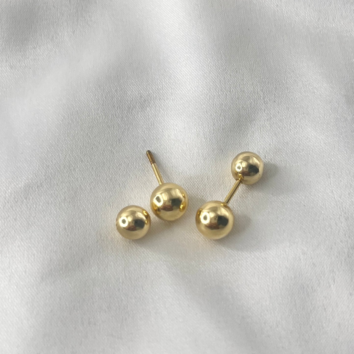 Round Screw Earrings GE002