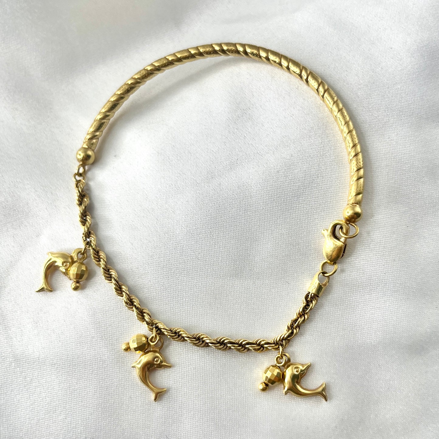 Half Bangle Dolphin Bracelet BR097