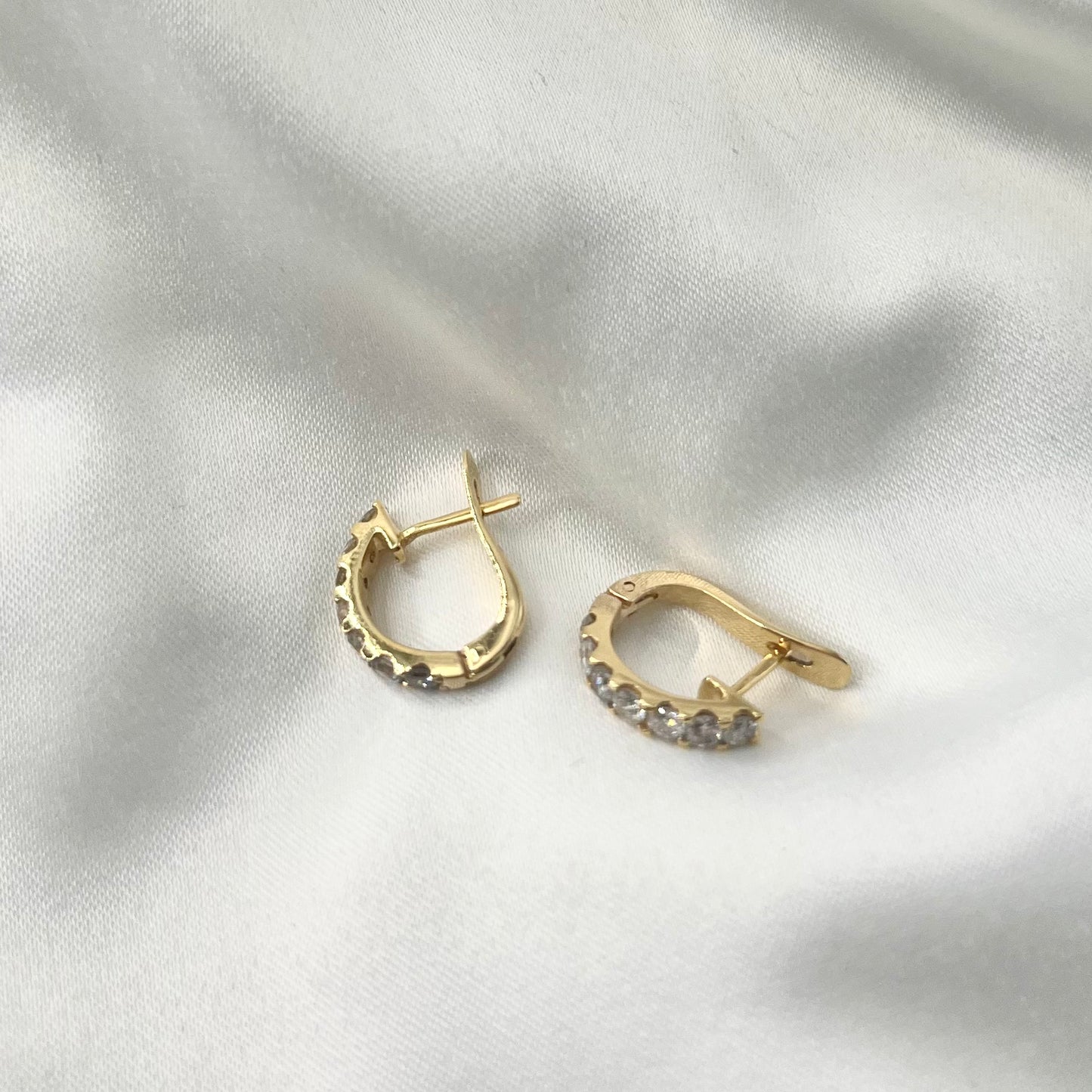 Creole Diamond Earrings ER094