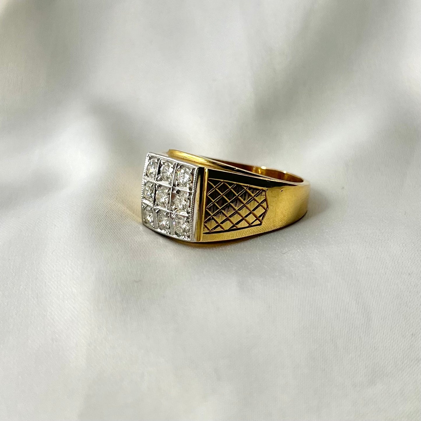 Domino Diamond Ring MR002