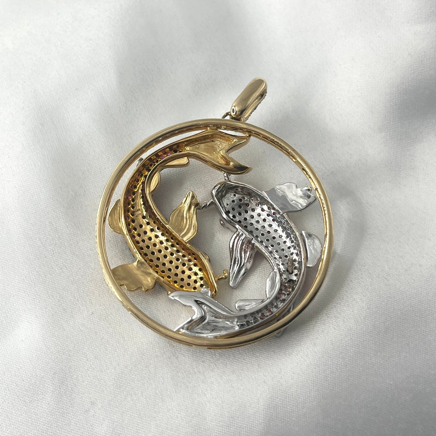 Koi Fish Pendant HK Setting PD039