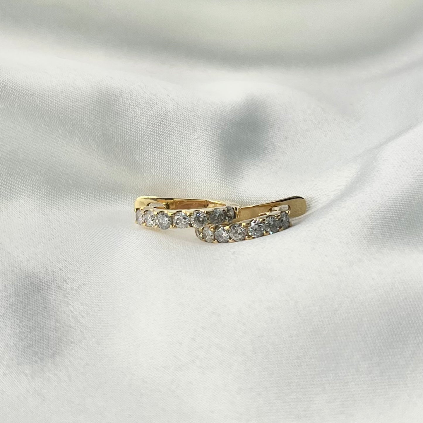 Creole Diamond Earrings ER094
