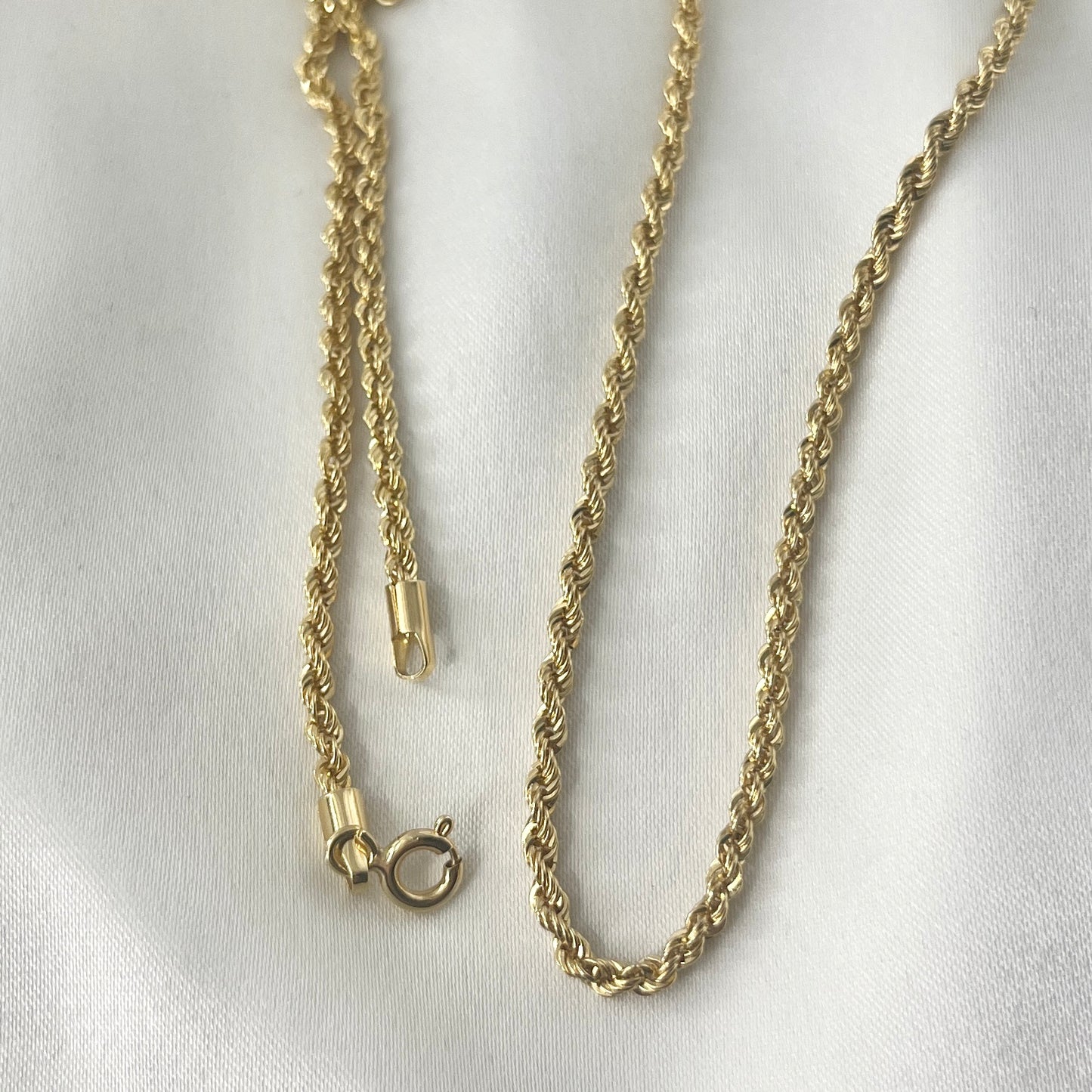 Mens Rope Necklace 2MM MN028
