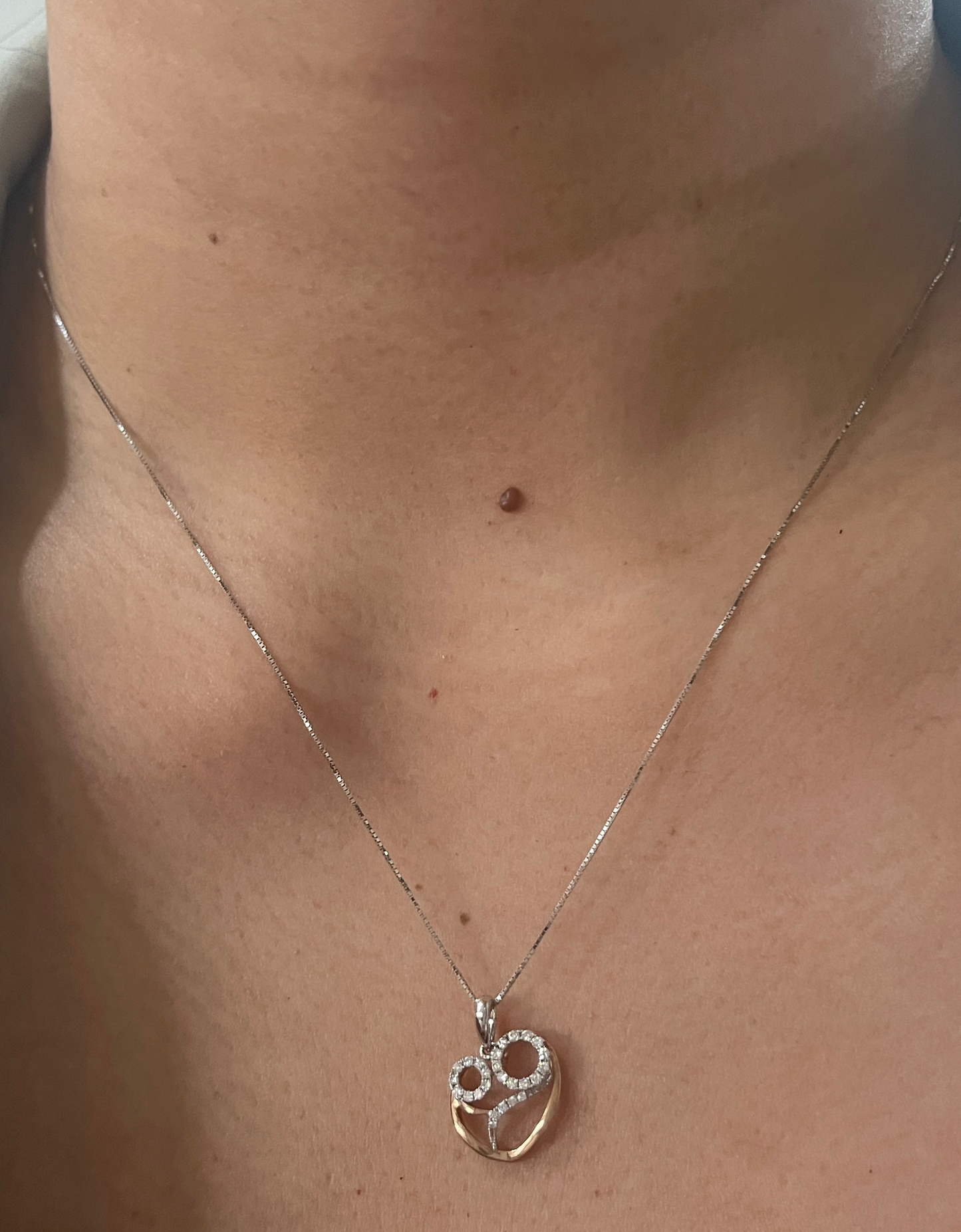 Corazon Heart Diamond Necklace NL142