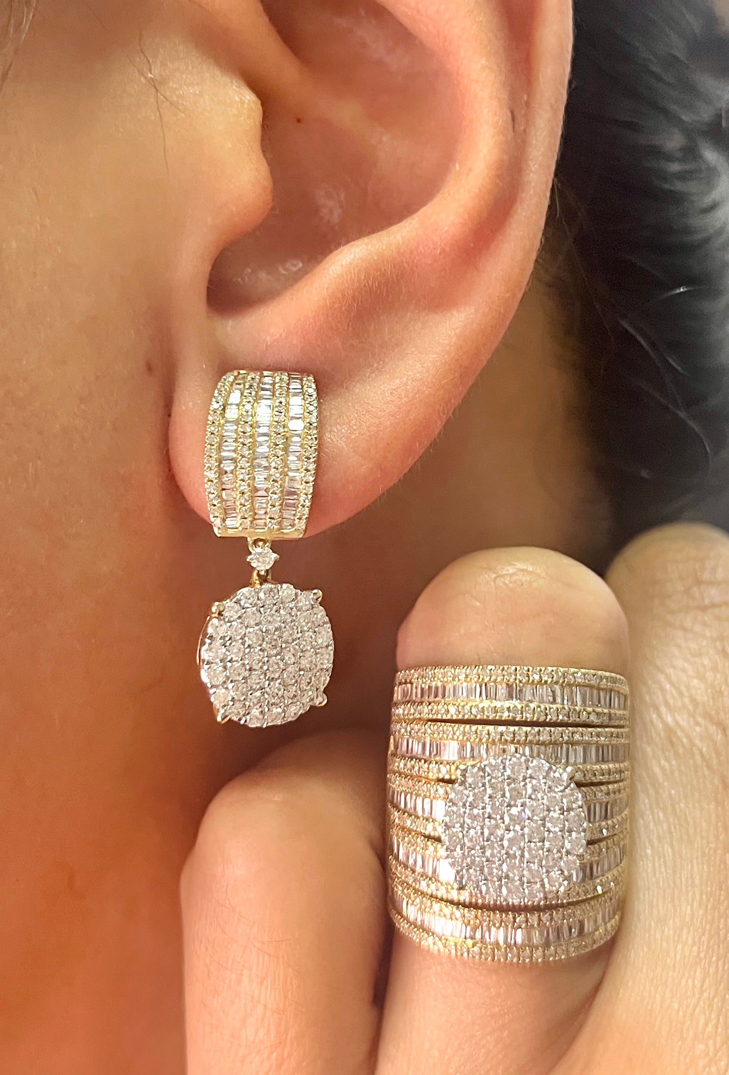 Regina Baguette Diamond Set058