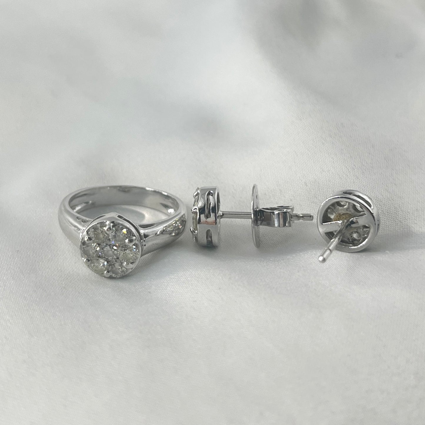 Illusion Set Lab Grown Diamond Set ST068