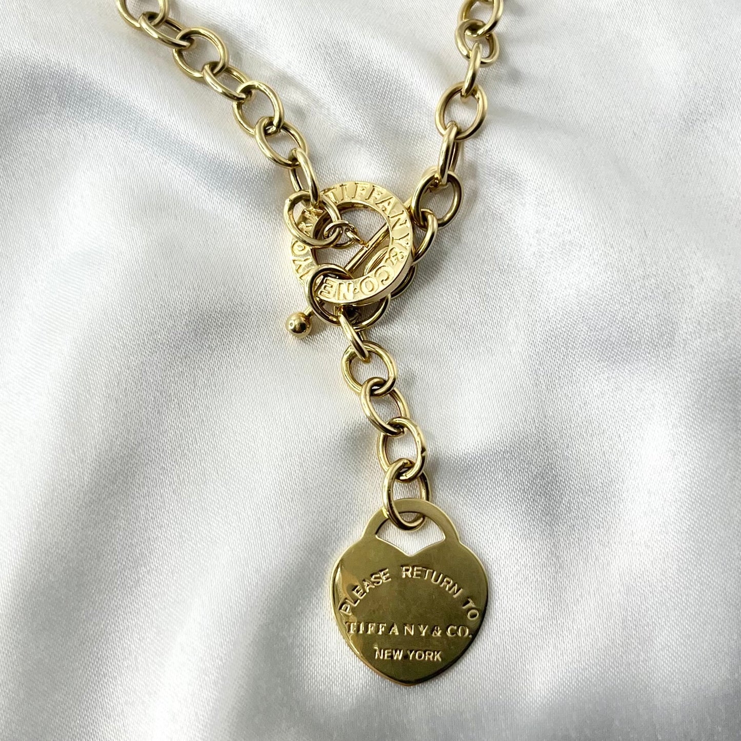 Toggle Yellow Gold Necklace NL126