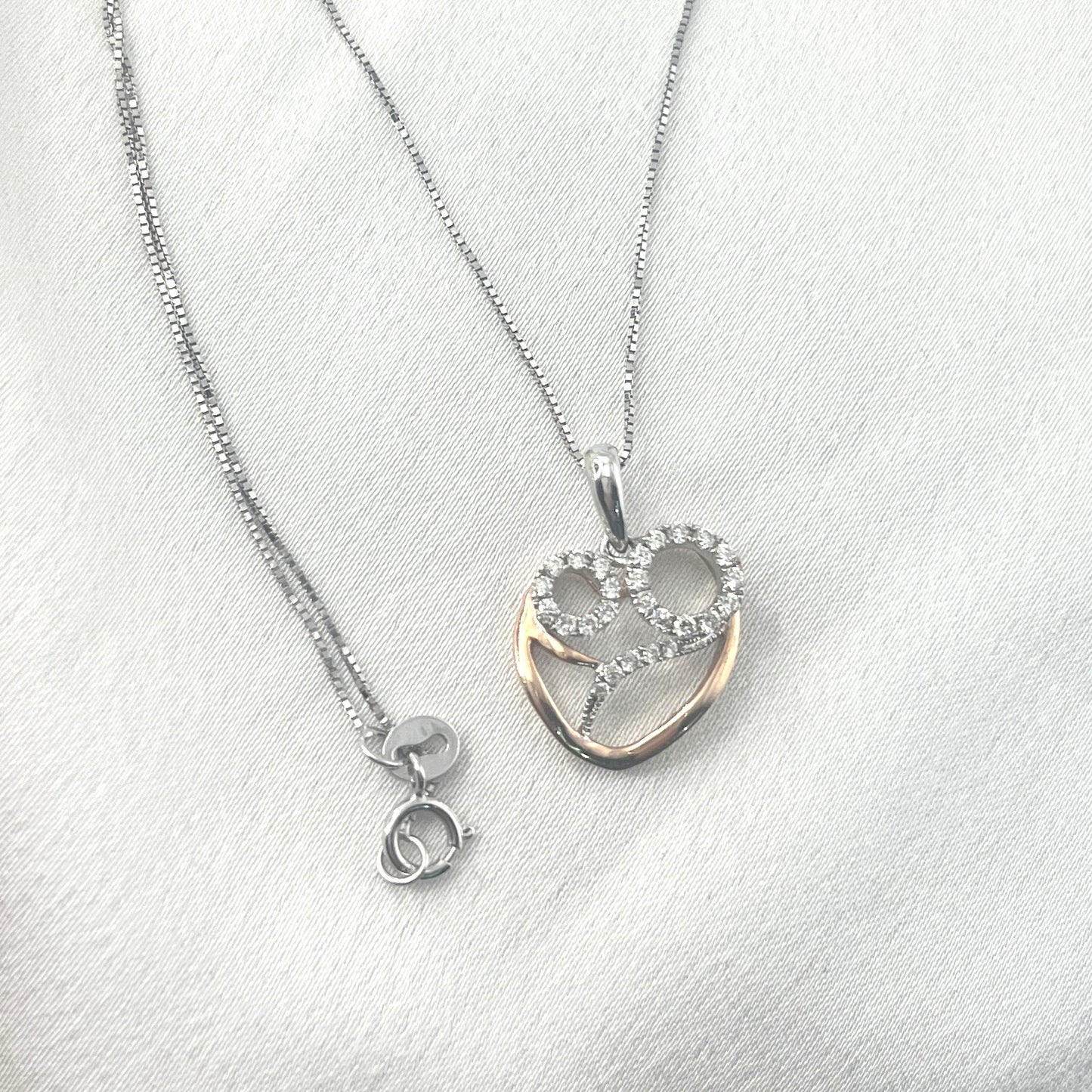 Corazon Heart Diamond Necklace NL142