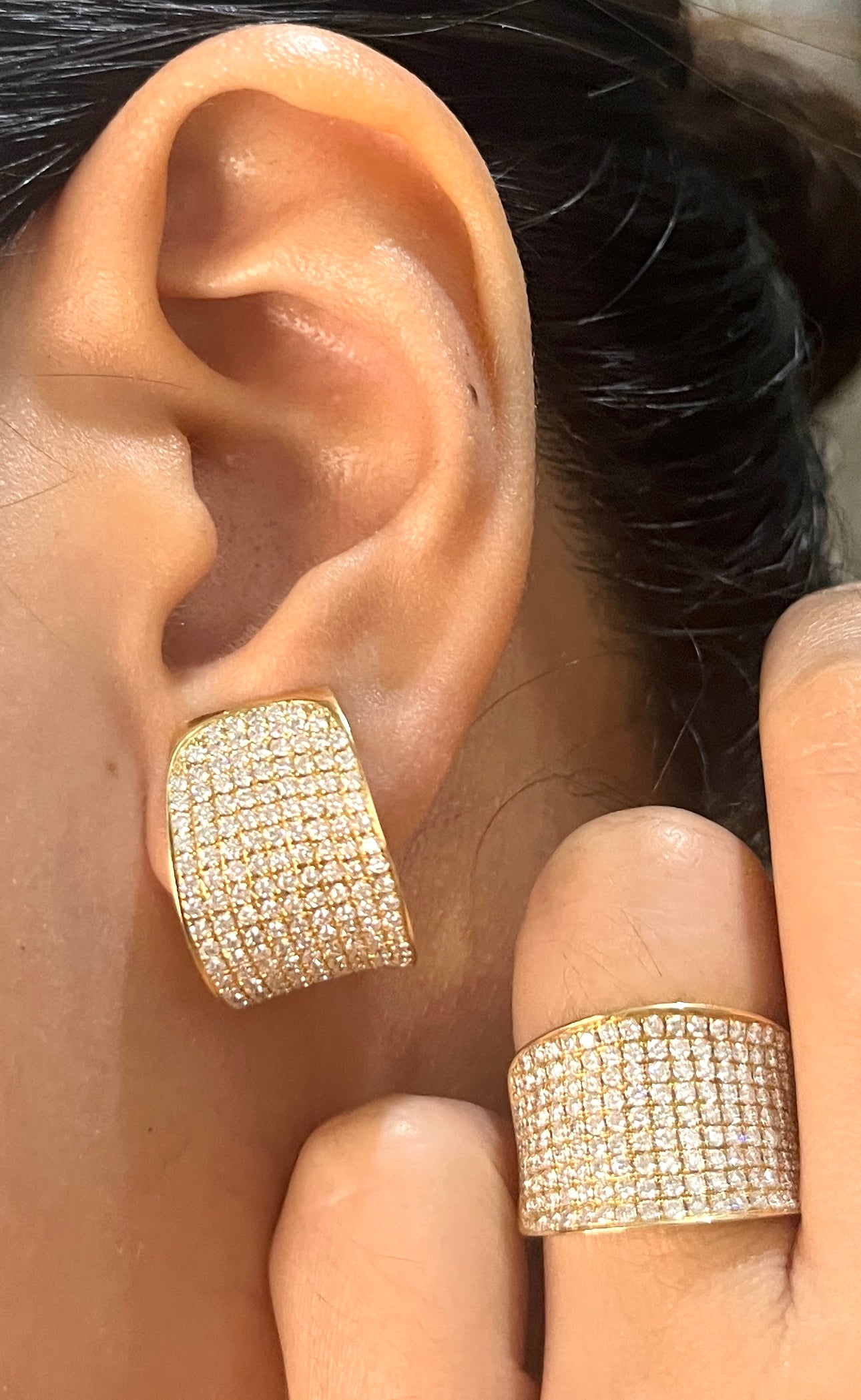 Rima Pave Diamond Set ST155