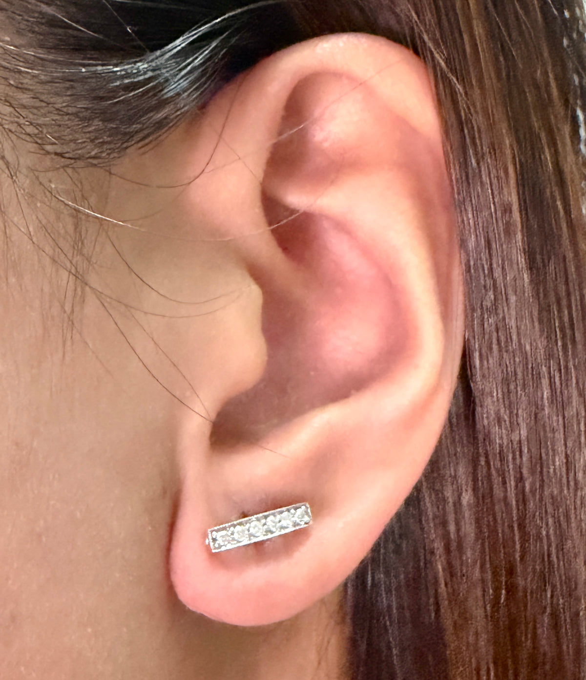 Bar Diamond Pendant ER018