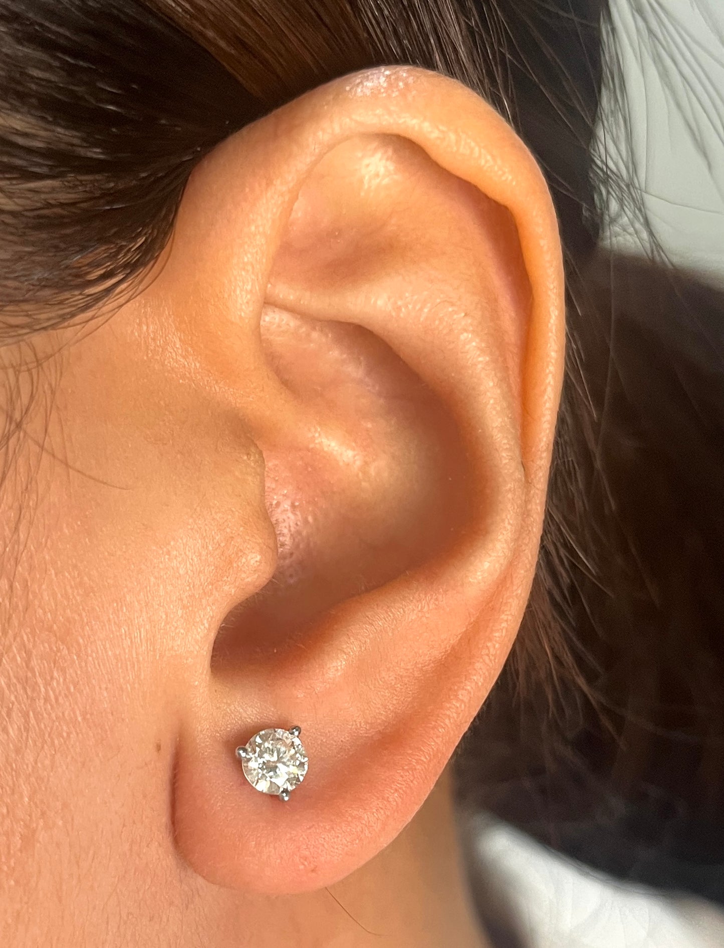 Martini Solo Diamond Earrings DE009