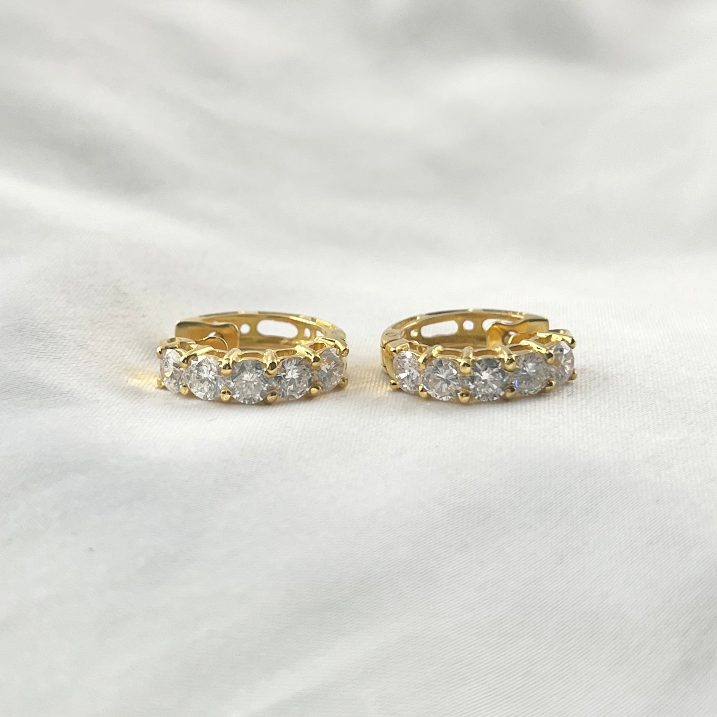 Lab Grown Diamond Creole Earrings ER175