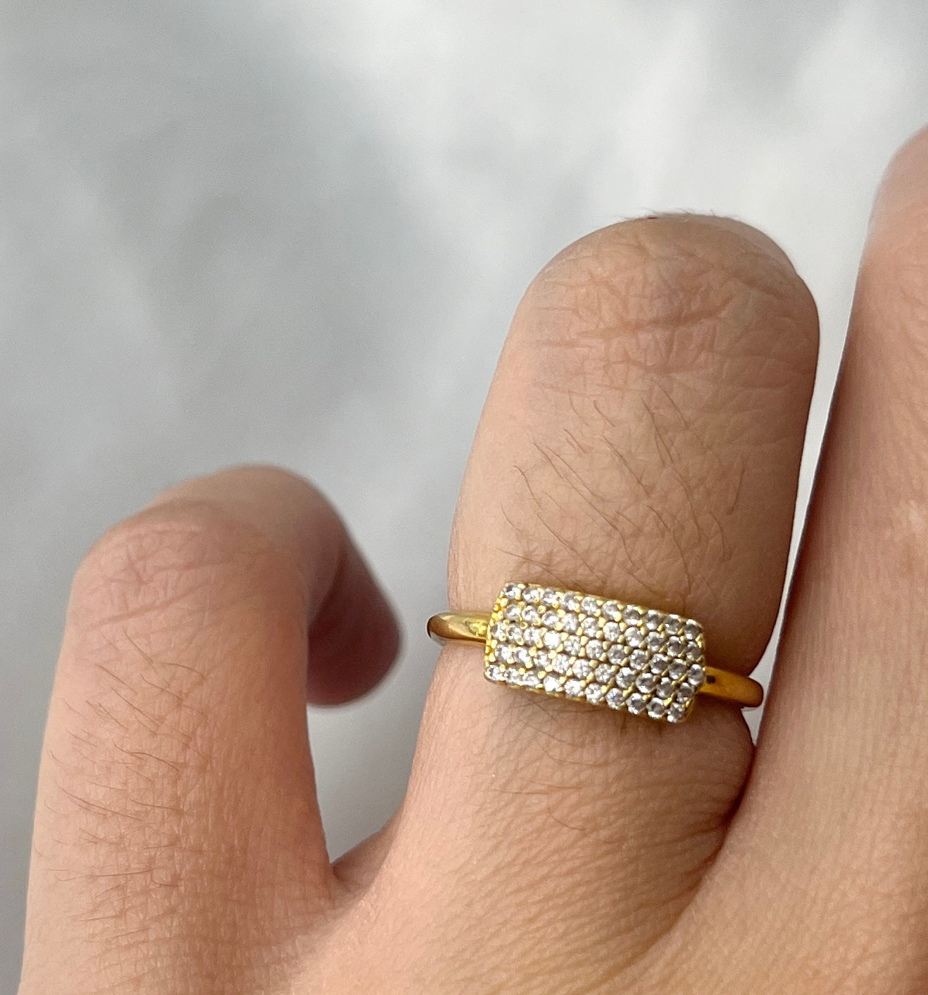 Bar Zirconia Ring RG099