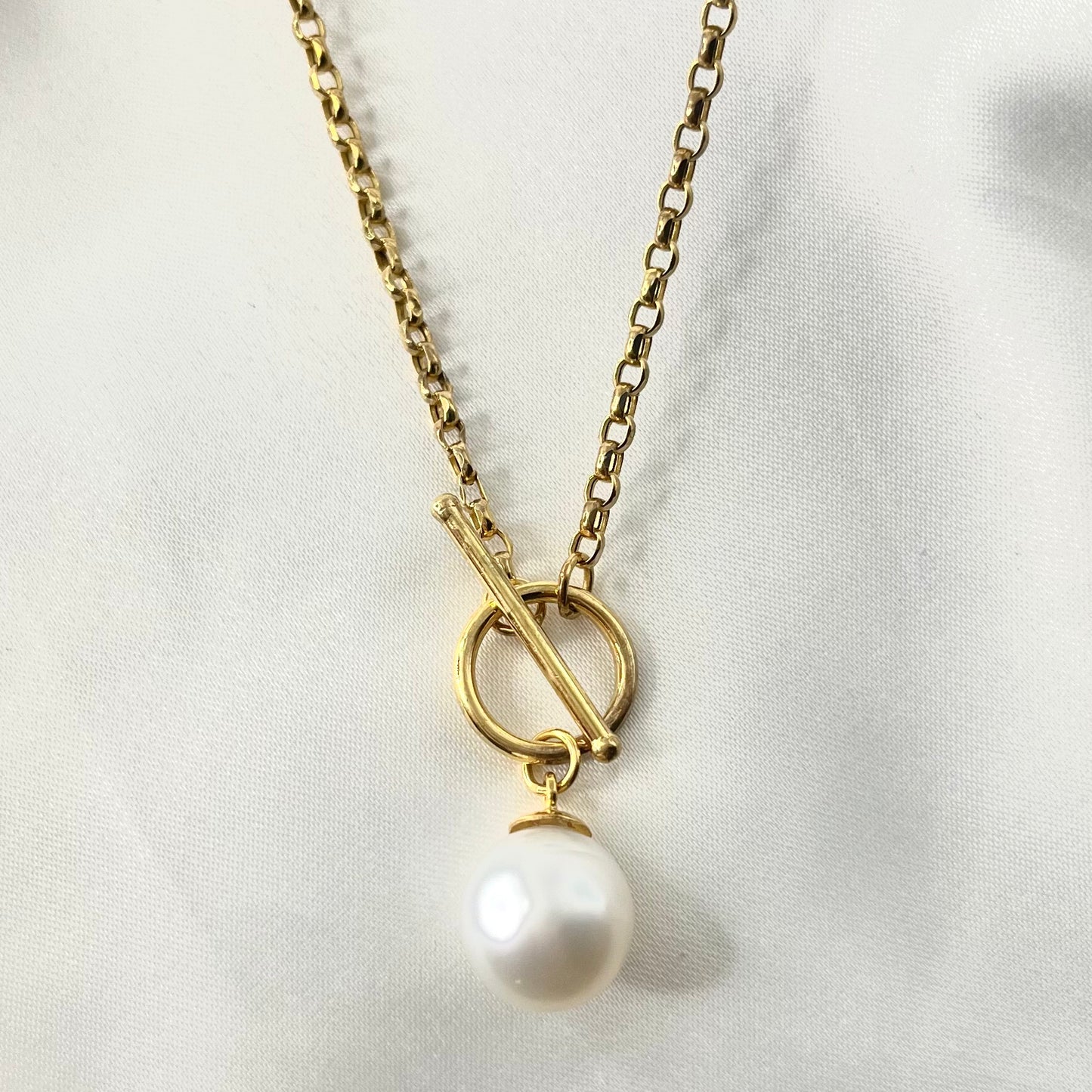 South Sea Pearl Toggle Necklace NL-094
