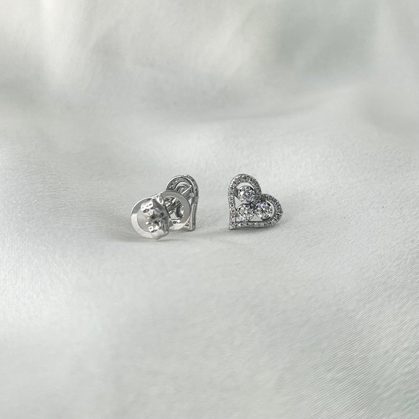 Heart Diamond Earrings ER156