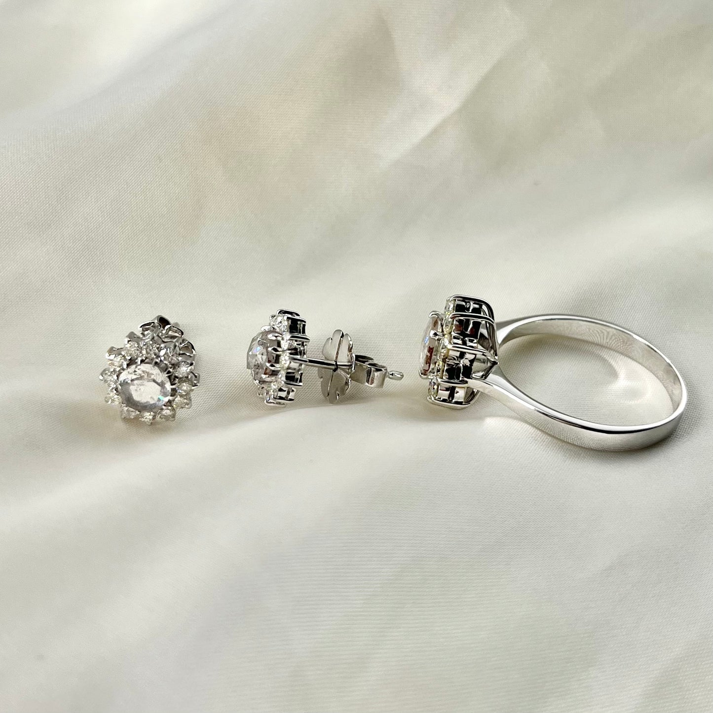 Rose Cut Diamond Set ST044