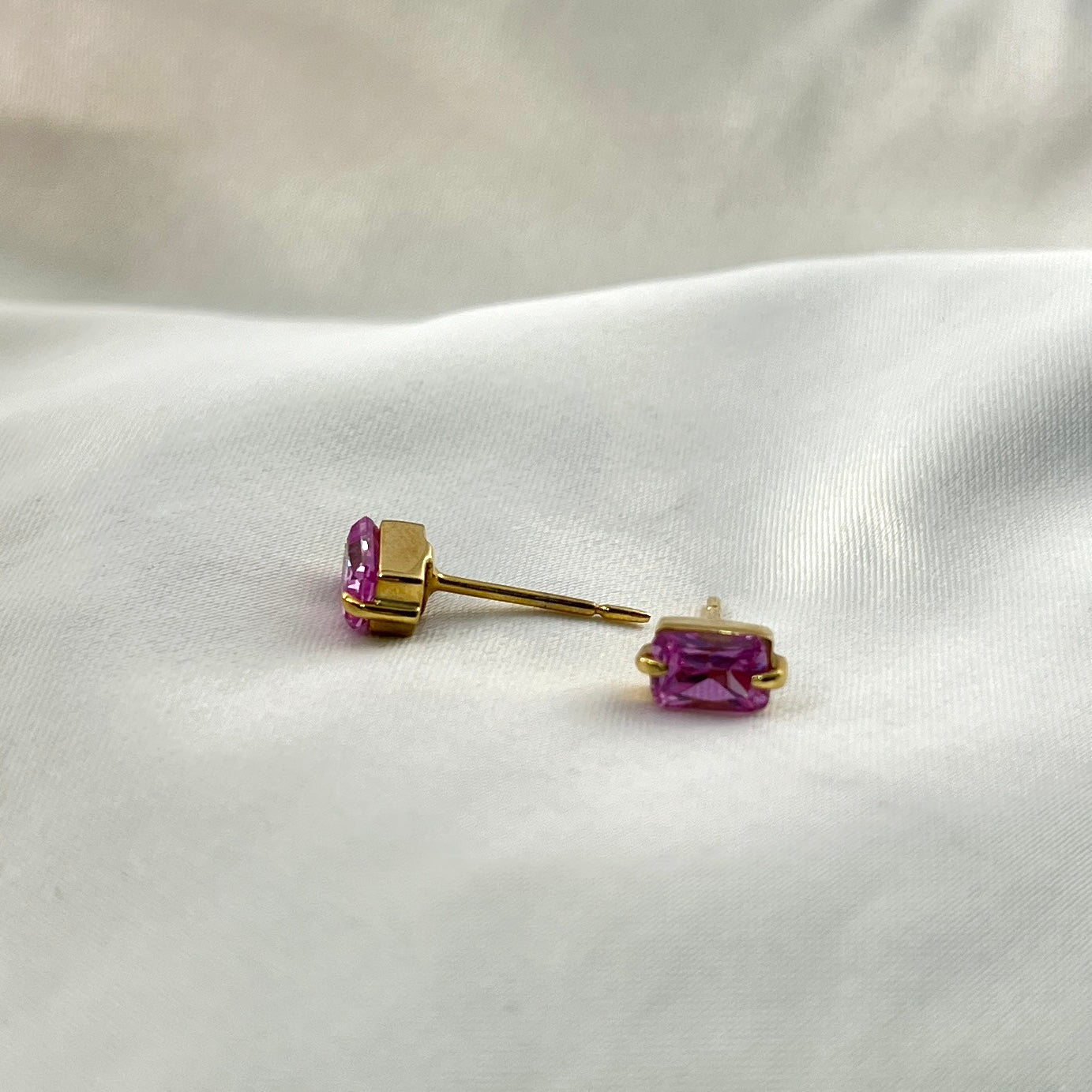 Pink Topaz Earrings ER059
