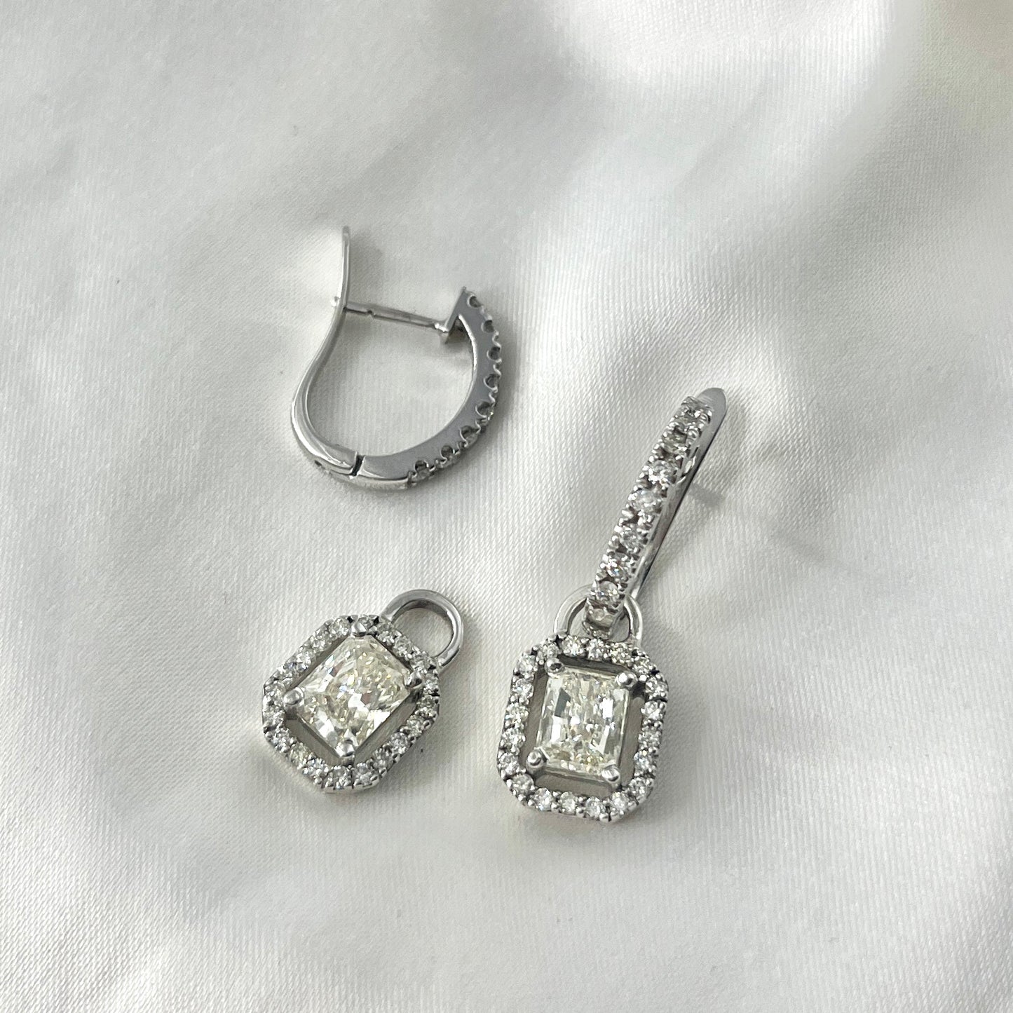 GIA Detachable Emerald Danglings ER170