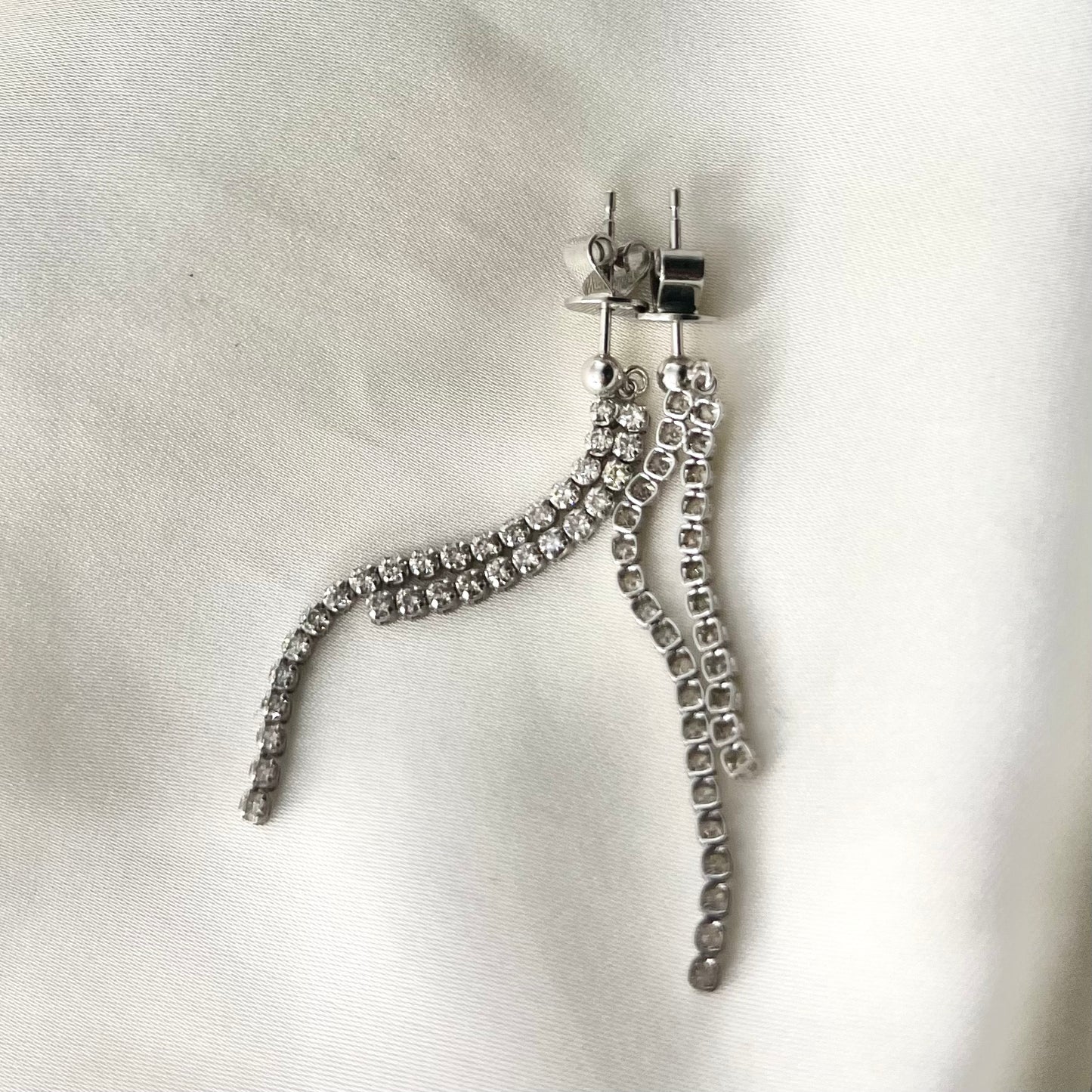 Tennis Drop Earrings ER079