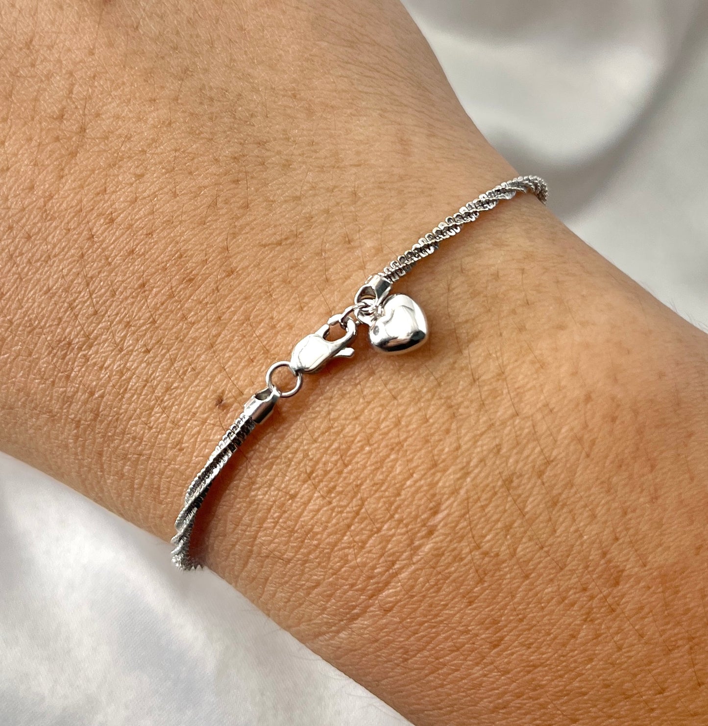 Heart Charm Bracelet BR095