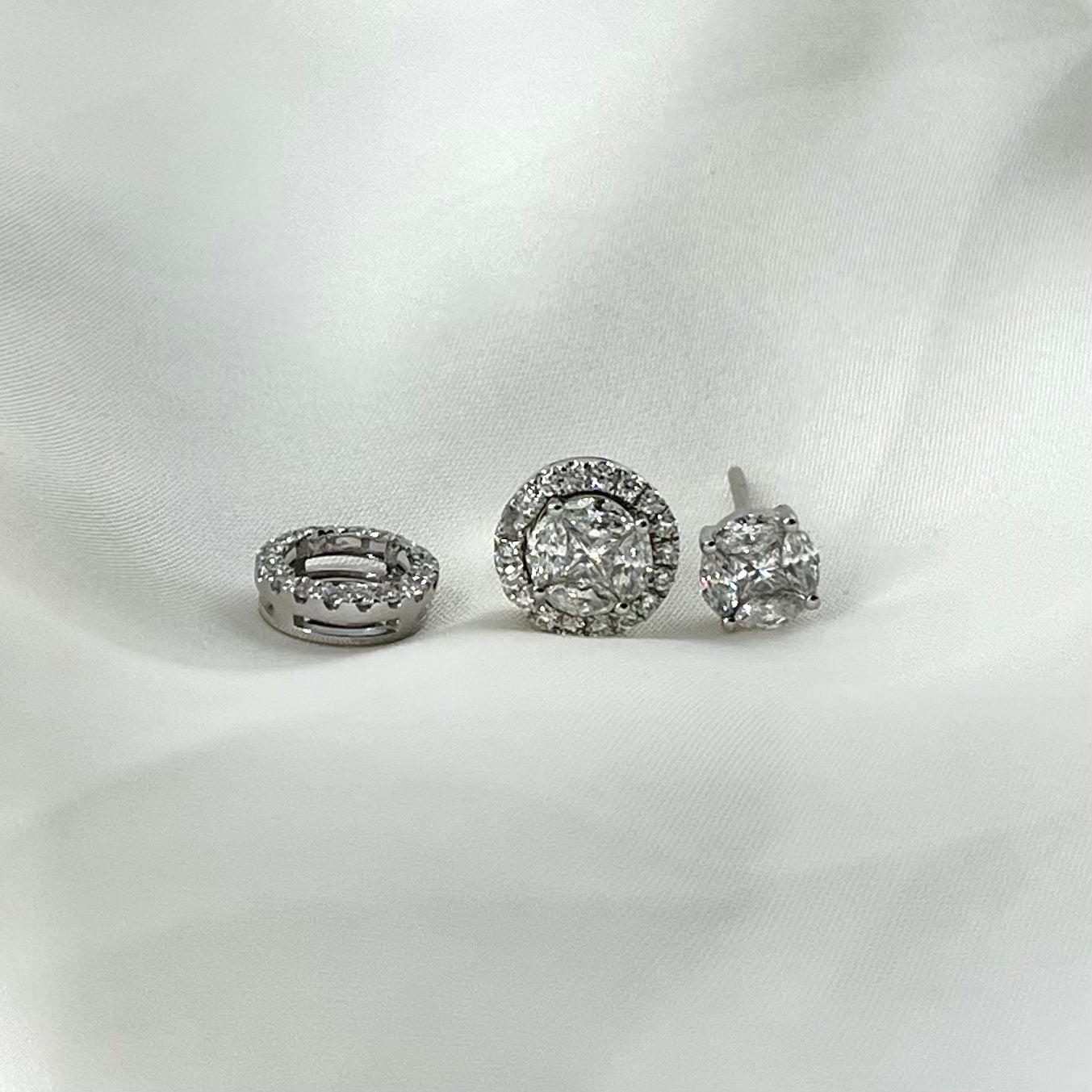 HK Detachable Illusion Earrings ER046