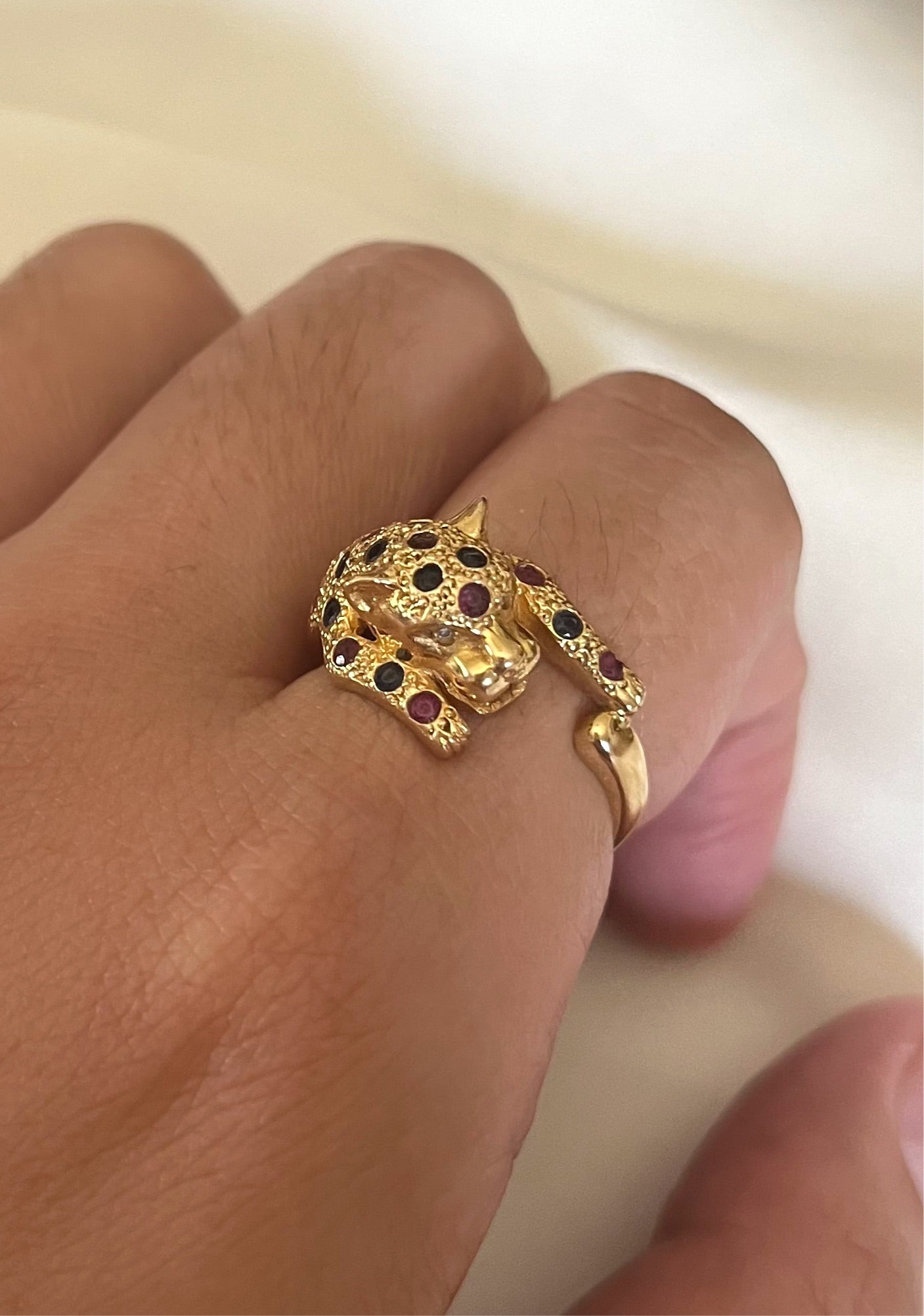 Panther Natural Birthstones RG055 Ring RG0