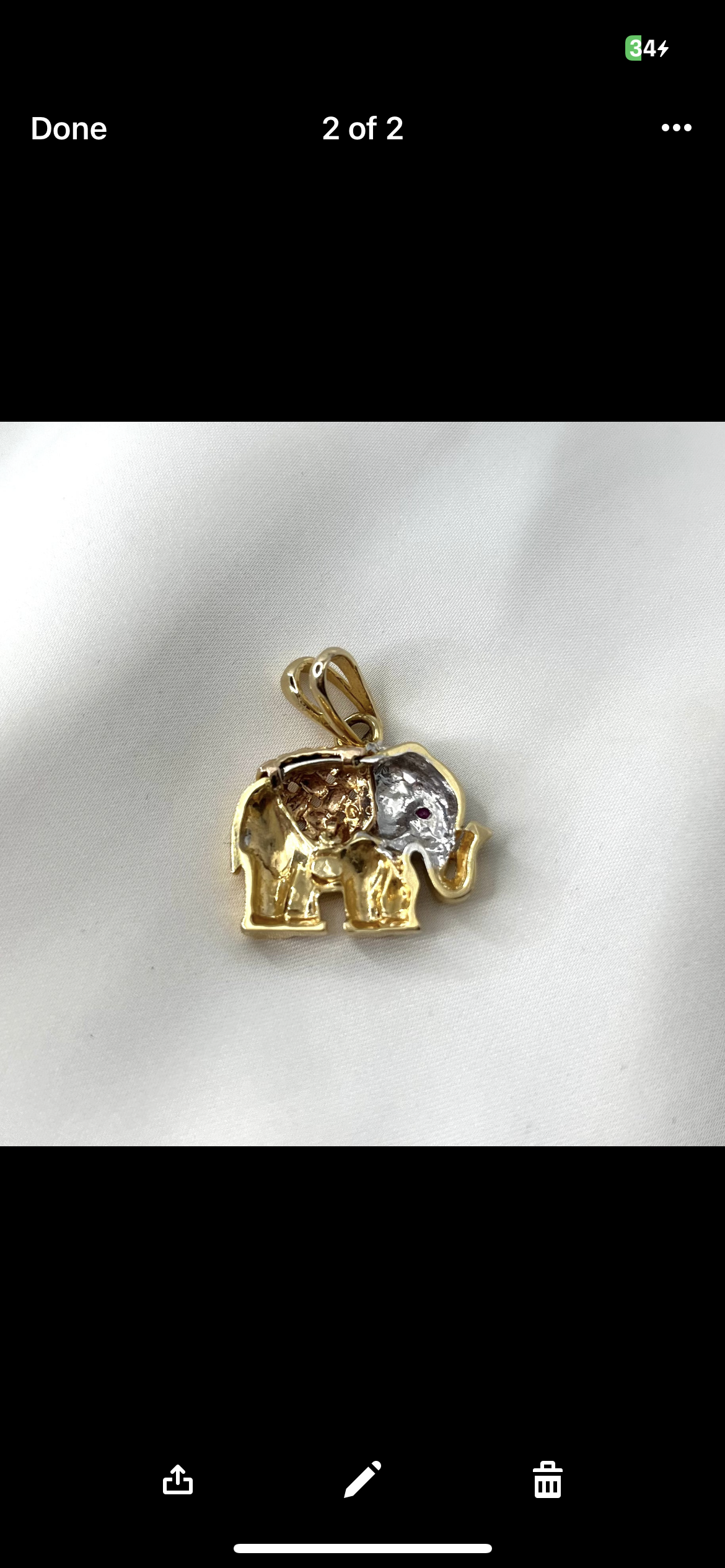 Elephant Pendant PD002