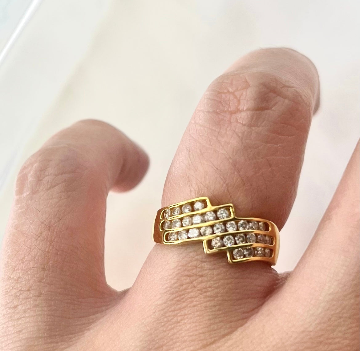Japan Zigzag Diamond Ring RG020
