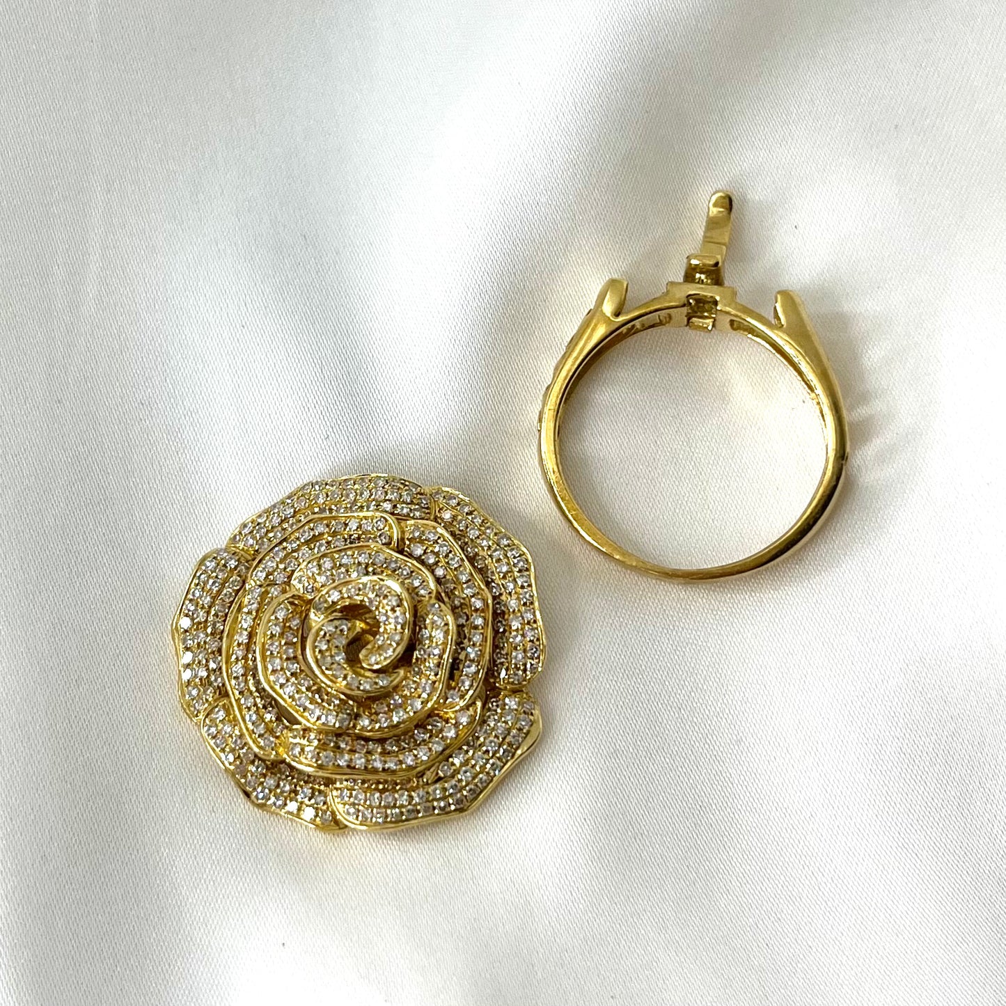 Rose Pave Diamond Set ST020